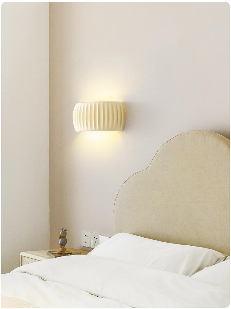 French European Wall Lamp Resin Bedroom Bedside Lamp Corridor Lamp Balcony Living Room Dining Room Simple Modern Wall Lamp