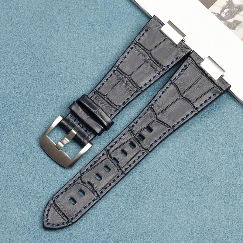 12 мм для Tissot PRX серии для часов серии T137 брендов T137407A T137407 ремешок для часов из натуральной кожи + серебряная пряжка-бабочка