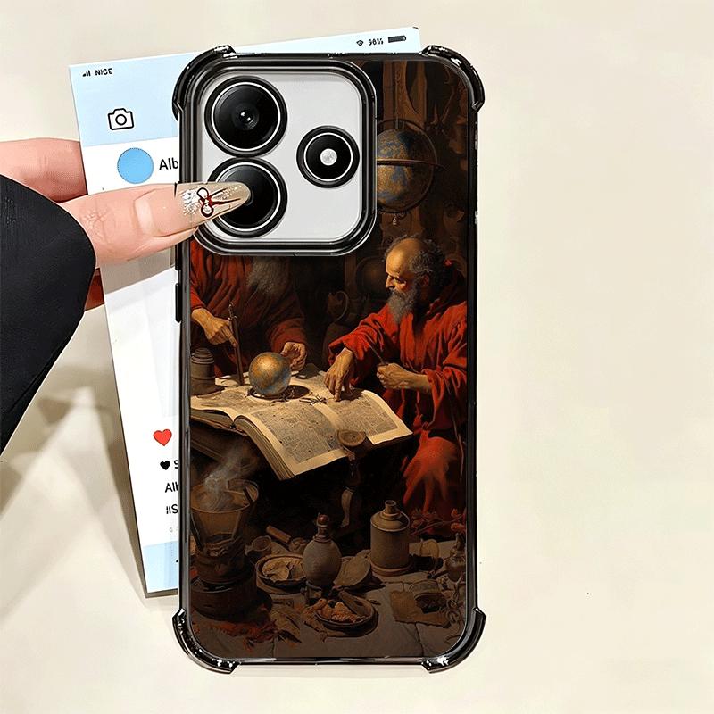 Эстетика Возрождения Искусство Живопись Мягкий Чехол Для Телефона Для Xiaomi Poco X7 X8 Pro Max X6 X5 X3 F8 Ultra F7 M8 M7 M5S Redmi 15C 15A 1