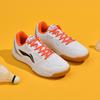 Li Ning Light Feather Abrasion Resistant Low top Badminton Shoes Unisex White Black AYTT023-3