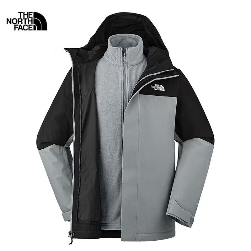 The North Face Мужская куртка 3-в-1 для активного отдыха с флисовой подкладкой