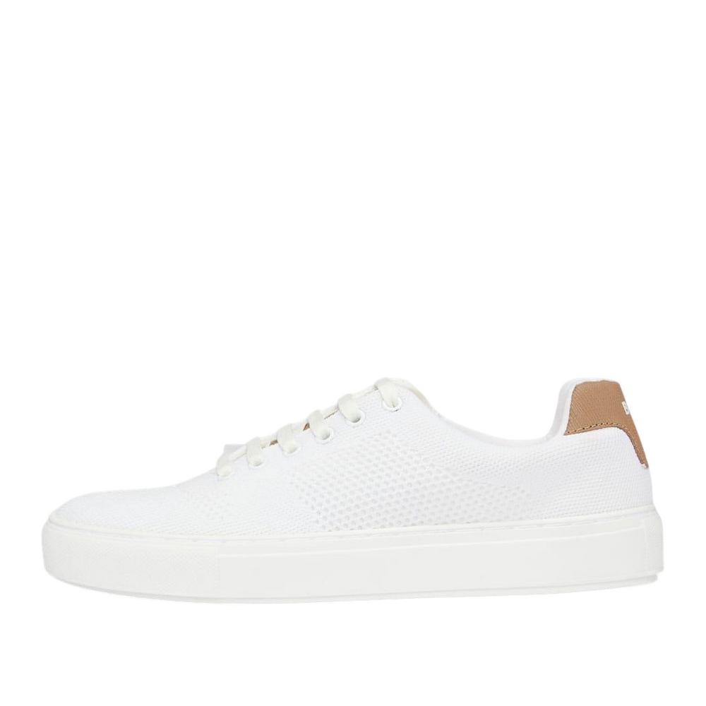 Boss Mens Katie Leather Low Cut Trainers