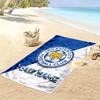 Name Custom Leicester City FC Logo Print Beach Towel, Large Soft Quick Dry Towel for Beach Camping Swimming