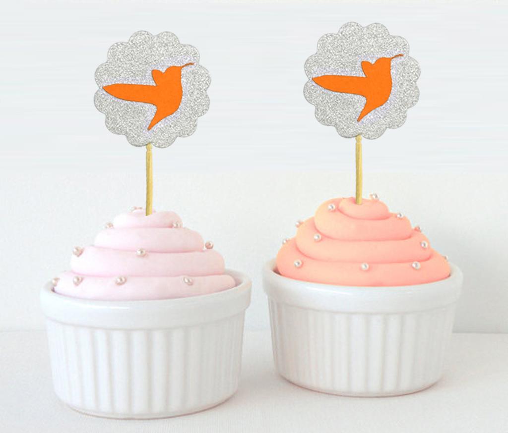 Дарлинг Сувенир| Ботворезы для капкейков с блестящими краями и гребешком | Свадьба - Украшения для десерта на день рождения - упаковка