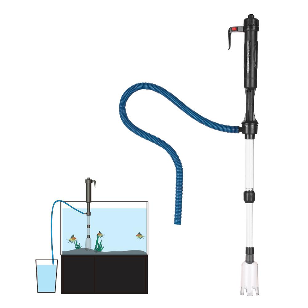 Electric Aquarium Fish Tank Water Changer Sand Washer Vacuum Siphon Operated Gravel Cleaner Aquarium 