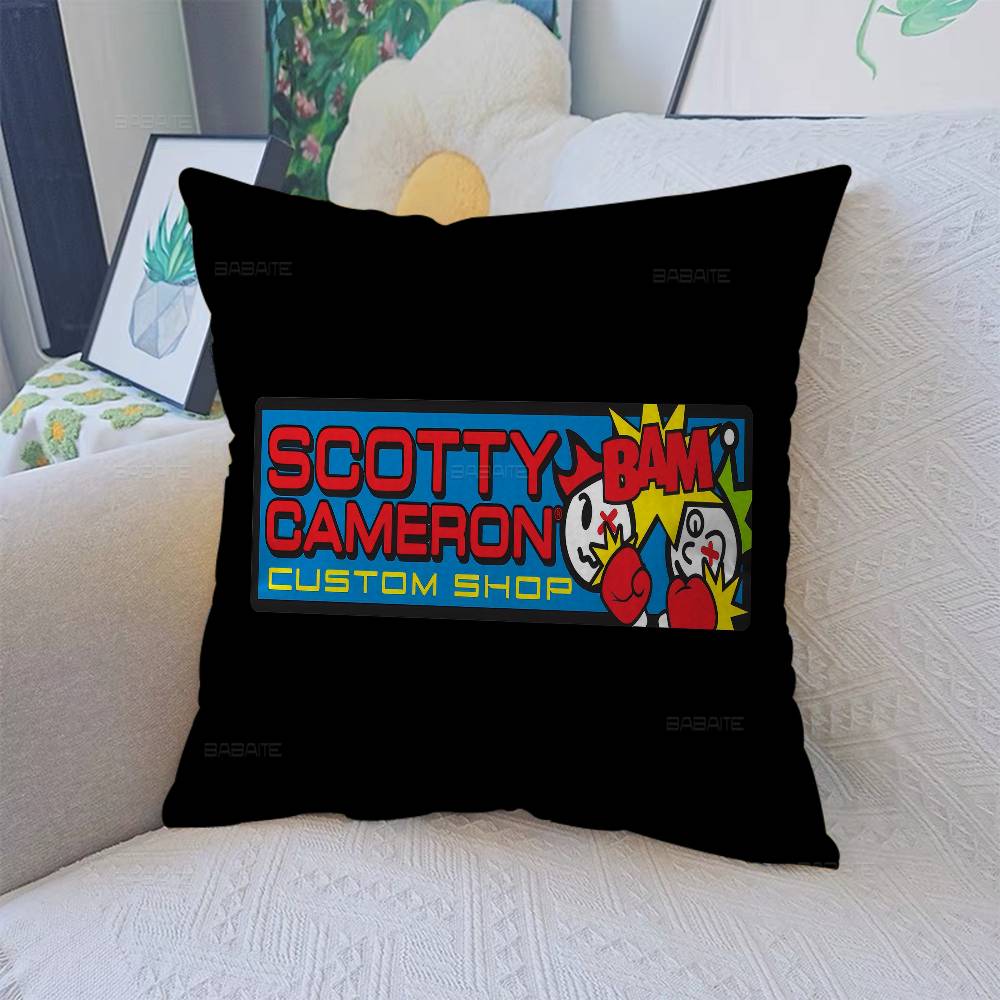 Чехол на подушку с логотипом S-Scotty C-Cameron Декоративный чехол для подушки Чехол для подушки Печатный чехол для подушки Для дивана