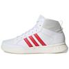 Court80s Mid High Top Casual Skate Shoes Unisex White Red Gray Sneakers EG8440