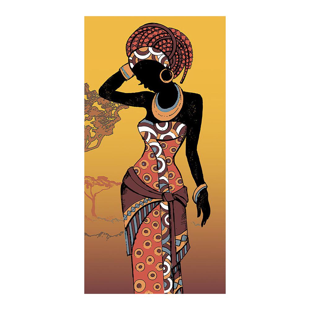 Африканская Чернокожая Женщина Холст Живопись Винтажное Настенное Искусство Отпечатки Фигур Для Гостиной Дома Комнаты Настенные Декоративные Картины