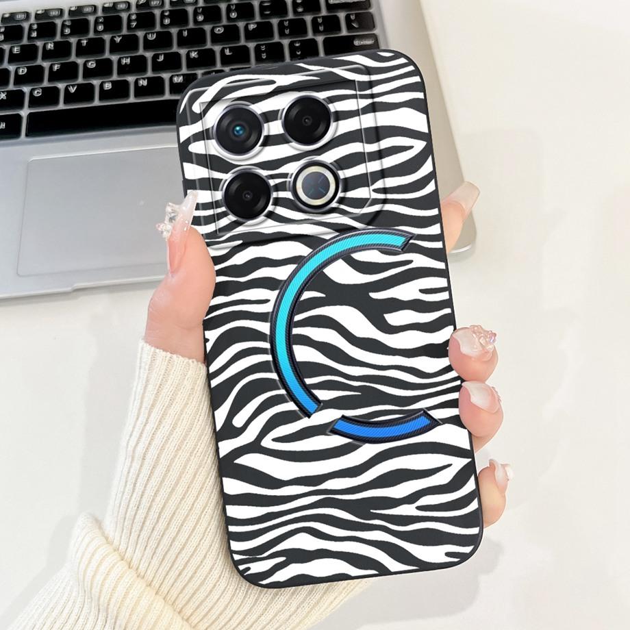 Мягкий силиконовый ТПУ матовый чехол Funda для Infinix GT 20 Pro / Infinix X6871 GT20Pro, задняя крышка, Астронавт, Лунная ночь, Расписной