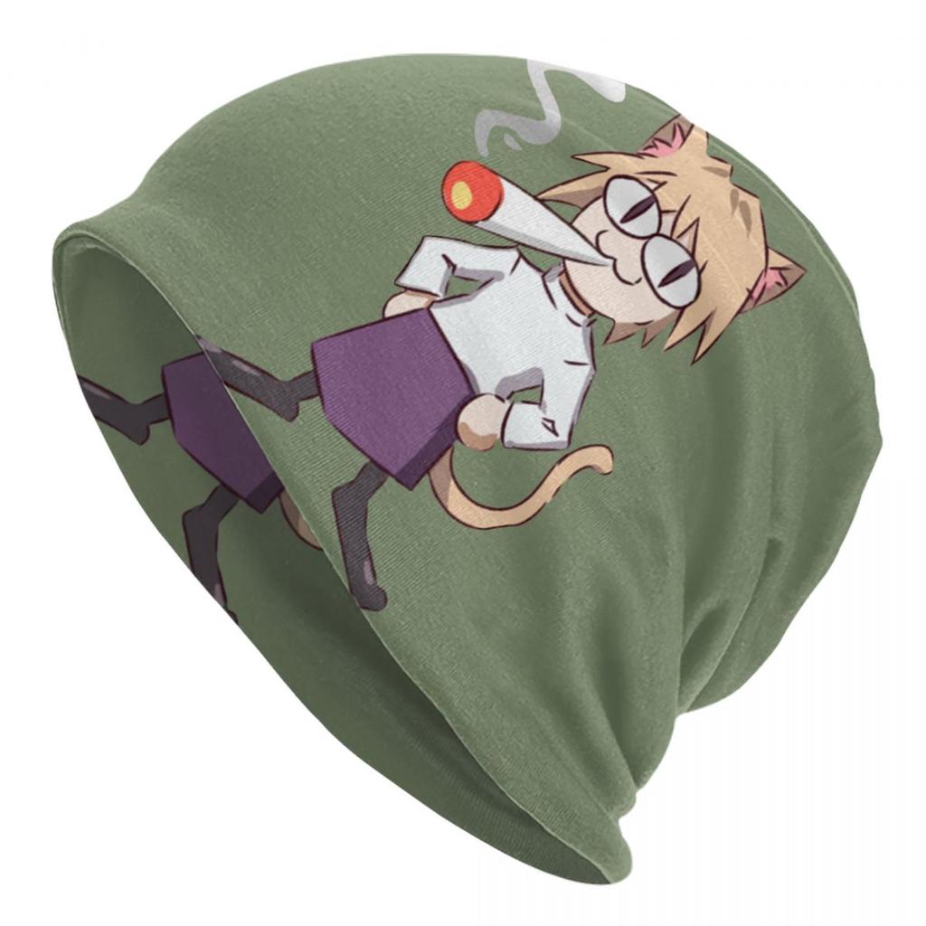 Аниме кошка девушка Neco Arc капот шляпа вязаные шапки унисекс женские крутые унисекс взрослые теплые зимние шапки Skullies шапка