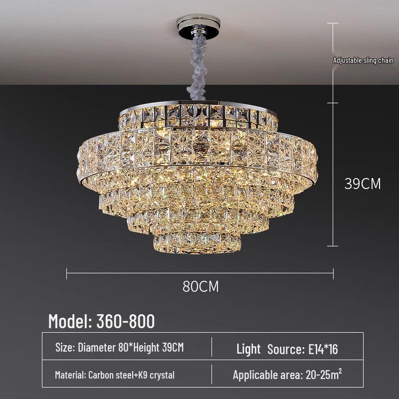 Романтичная Хрустальная Люстра-Цветок 2025 - Кремовый Стиль, Теплая Роскошь для Гостиной/Спальни