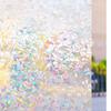 Rabbitgoo Window Film, Privacy Sheet, Stained Glass Window Film, Water-Repellent, UV Protection, Shatterproof, Window Film, Privacy Screen (Distant Fi
