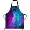 oFloral Dog Paws and Bones Pattern Apron Adjustable Bib Chef Aprons Cooking Apron Unisex Women Men Aprons Perfect for Home Kitchen, Baking,