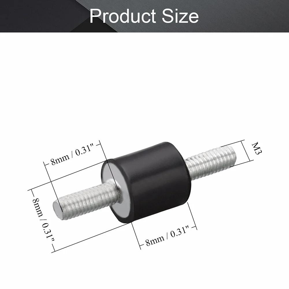 Резиновый виброизолятор крепление шпилька Анти M3 M5 M6 Автомобильный бобинный изолятор Демпфер Инструменты Ferramentas Отвертка