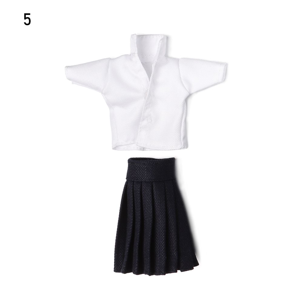 Toys Handmade Doll Accessories Tops Casual Skirts Navy Style Clothes Mini T-shirt Dressing Clothes