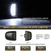 2pcs LED License Plate Light Tag-Lamp Assembly Replacement,Superior Brightness Clarity LED License Plate Lights