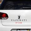 HZX806 #30*12,4 см ВАЗ LADA VAZERATI автомобильная наклейка забавные виниловые наклейки аксессуары для мотоциклов наклейки