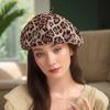 1 шт., модная хлопковая кепка в стиле досуга, универсальная восьмиугольная шляпа с леопардовым принтом, аксессуары в виде бабочки