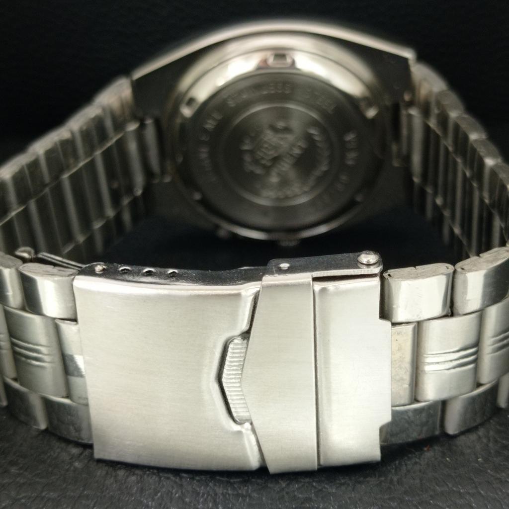 ОРИГИНАЛ 46941 ВИНТАЖНЫЕ ORIENT CRYSTAL АВТОМАТИЧЕСКИЕ ЯПОНИЯ МУЖСКИЕ БЕЛЫЕ ЧАСЫ a704888-1