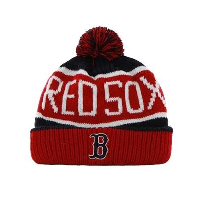 Boston Red Sox Calgary MLB 47 вязаная шапка с помпоном