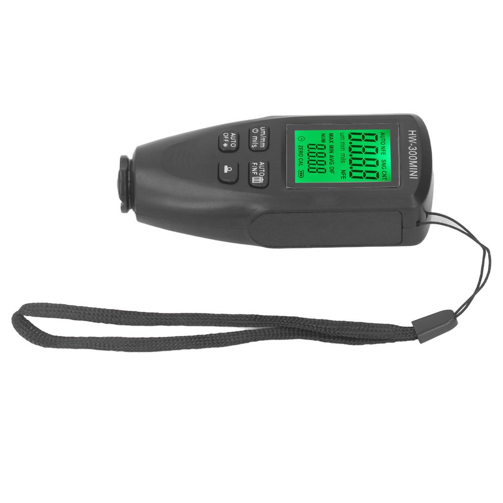 0 до 2000UM измеритель толщины лакокрасочного покрытия Mil высокоточный тестер глубины покрытия для автомобиля