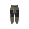Letter Logo Pocket Loose Woven Cuffed Casual Pants Women Pants Army-Green VN0A4RBEKCZ