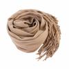 Camel Solid Color Scarf Autumn and Winter Warm Thickened Imitation Cashmere Shawl Dual-use Tassel Men's and Women's Couple Scarf Winter