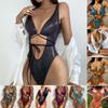 One-Piece Swimsuit Women's Sexy Sleeveless Lace-up Swimsuit Bikini