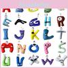 Мягкий 3,9-дюймовый плюшевый кулон-кукла Alphabet Lore, развивающая игрушка для малышей
