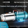 Automatic Stainless Steel Self-Priming Screw Pump for Household Water Boosting and High Head Suction
