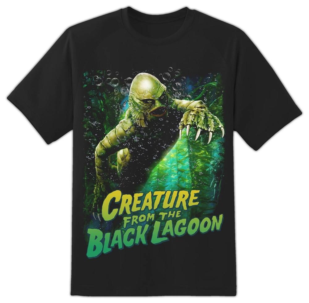 Оригинальная футболка Rock Rebel Creature From The Black Lagoon Постер S-2XL НОВАЯ Унисекс Футболка