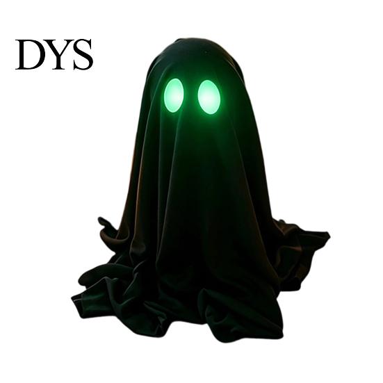 Decorative Ghost Props for Party Halloween Decoration, Spooky Glow in The Dark Standing Ghost, Durable Reusable Festive Accents Small Black