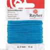 Jewelry Wire - RAYHER - 2 Mm - Turquoise Blue - 9 M - Cotton