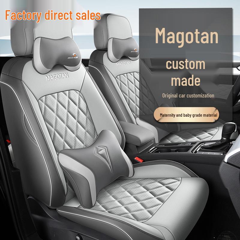 Всесезонные перфорированные и вентилируемые чехлы на сиденья для Volkswagen Magotan Luxury Edition