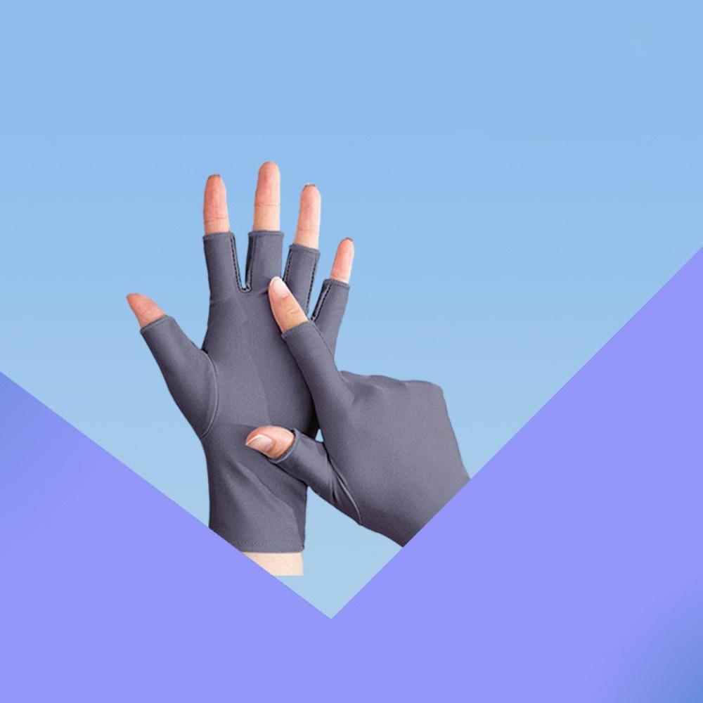 Солнцезащитные перчатки с защитой от УФ-лучей Дышащие митенки для нейл-арта Новые перчатки для езды и вождения Подарок