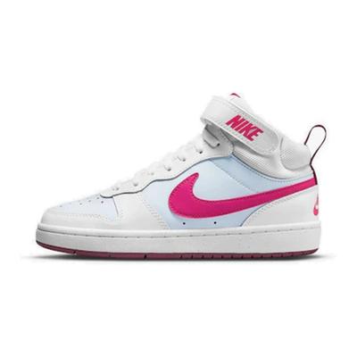 Кроссовки Court Borough Mid 2 'White Sangria Pink Prime' GS CD7782-006