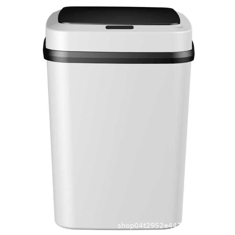 13L Smart Hands-Free Use Touchless Bathroom Trash Can Motion Sensor Waste Bin For Office Bedroom Living Room Toilet Kitchen