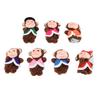 7pcs/set Monkey Baby Finger Puppet Toys Parent Child Interactive Game Toys Cute Animal Educational