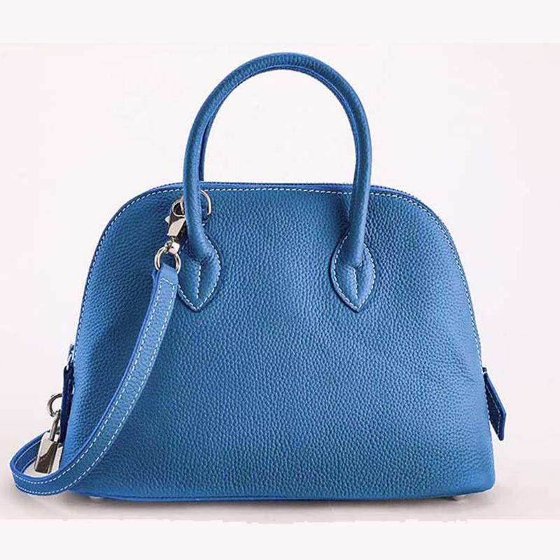 Женская сумка новая сумка-ракушка первый слой коровьей кожи сумка для боулинга сумка-мессенджер