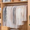 5/10pcs Garment Dust Covers Set with Zipper Hanging Clothes Storage Bags Washable Protectors For MoistureProof Closet Organizer