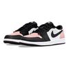 Air Jordan 1 Retro Low OG GS Отбеленные коралловые детские кроссовки Розовый Черный Белый CZ0858-061