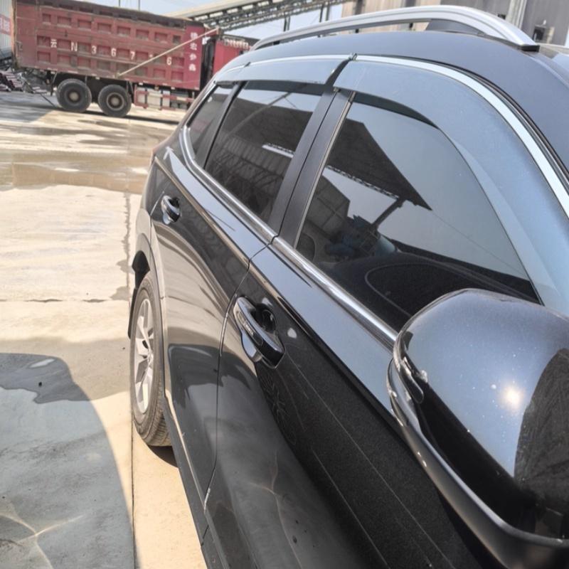 Window Visor Deflector Sun Rain Guard Cover Stainless Steel For Honda CRV CR-V 2007-2011 / 2012-2016 / 2017-2022 / 2023-2025