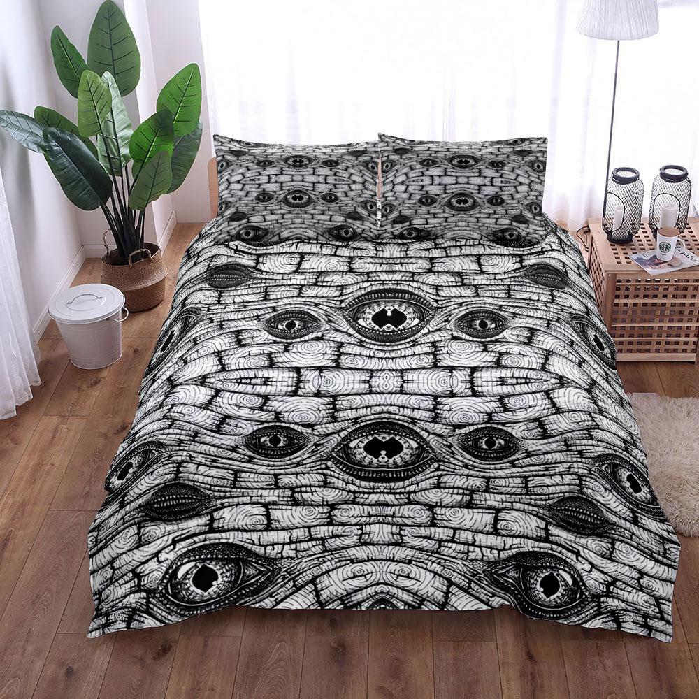 Комплект постельного белья Spooky Ufo Halloween Duvet Cover Set King Queen Double Full Twin Single Size