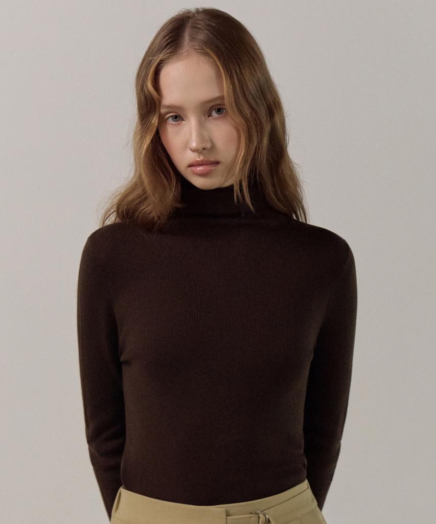ELLIOTI Silent Highneck Knit Ts_4Color