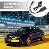 1 Set Car Bluetooth Wireless Adapter With Microphone For Fiat 500 ABS Black