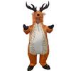 Lhyxuuk Christmas Reindeer Funny Kigurumi Costume with Inflatable Inflatable Kigurumi Costume for One Size Fits Funny Costume for New and Gift