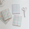 4Sets (200sheets) Retro Macaron Korean Small Fresh Note Book, Student Plaid Note Book