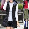 Moda Ayollar Ustki Kiyim Cho'ntakli Bir Rangli Ayollar Issiq Palto Uzun Paxtali Slim Kurtka Jilet