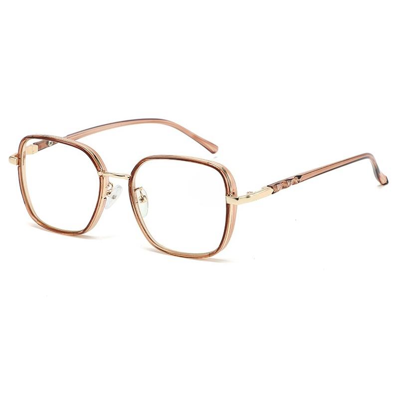 Высококачественные модные очки для чтения Tr90 с большой квадратной оправой, защищающие глаза от синего света, +1,0 до +4,0