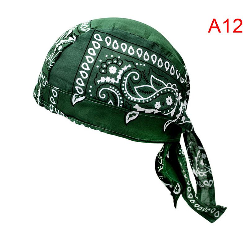 Женская и мужская бандана, хлопковая унисекс-бандана, кепка с принтом Durag, модный пиратский платок на голову